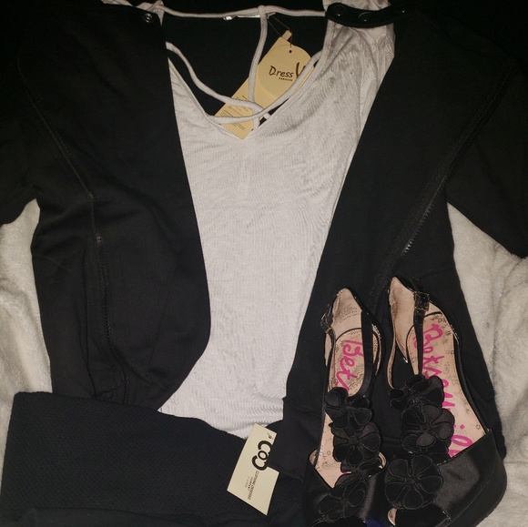 BLACK JACKET ZIP HOODIE - Picture 2 of 5